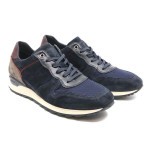 Sneaker blauw daim 7299 Greve